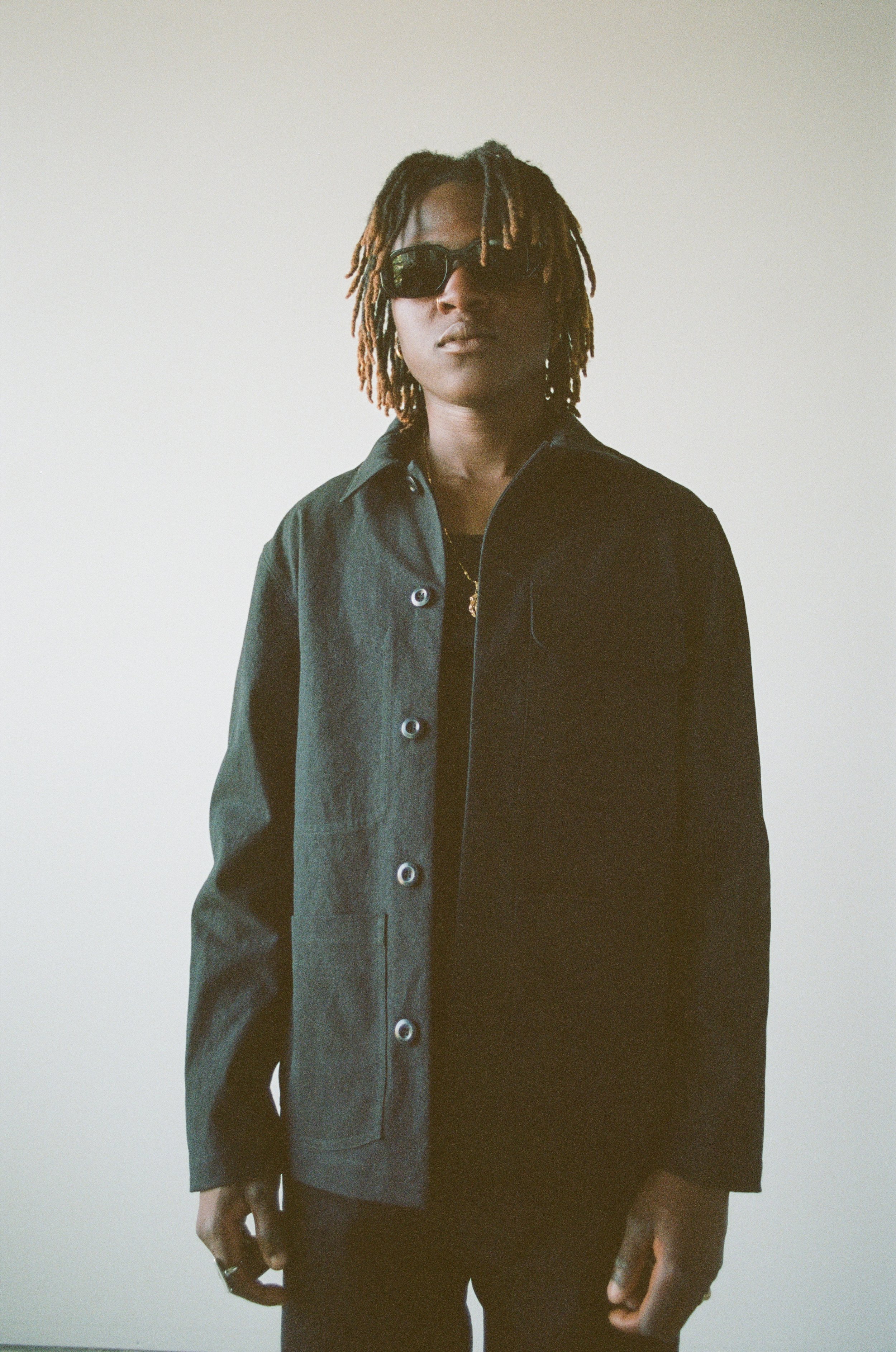 CULLNI Pleated Denim Jacket ブラック　ブルゾン CULLNI Pleated Denim Jacket ブラック ブルゾン